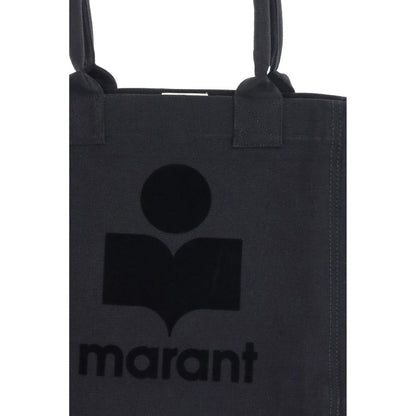 Black Cotton Shoulder Bag