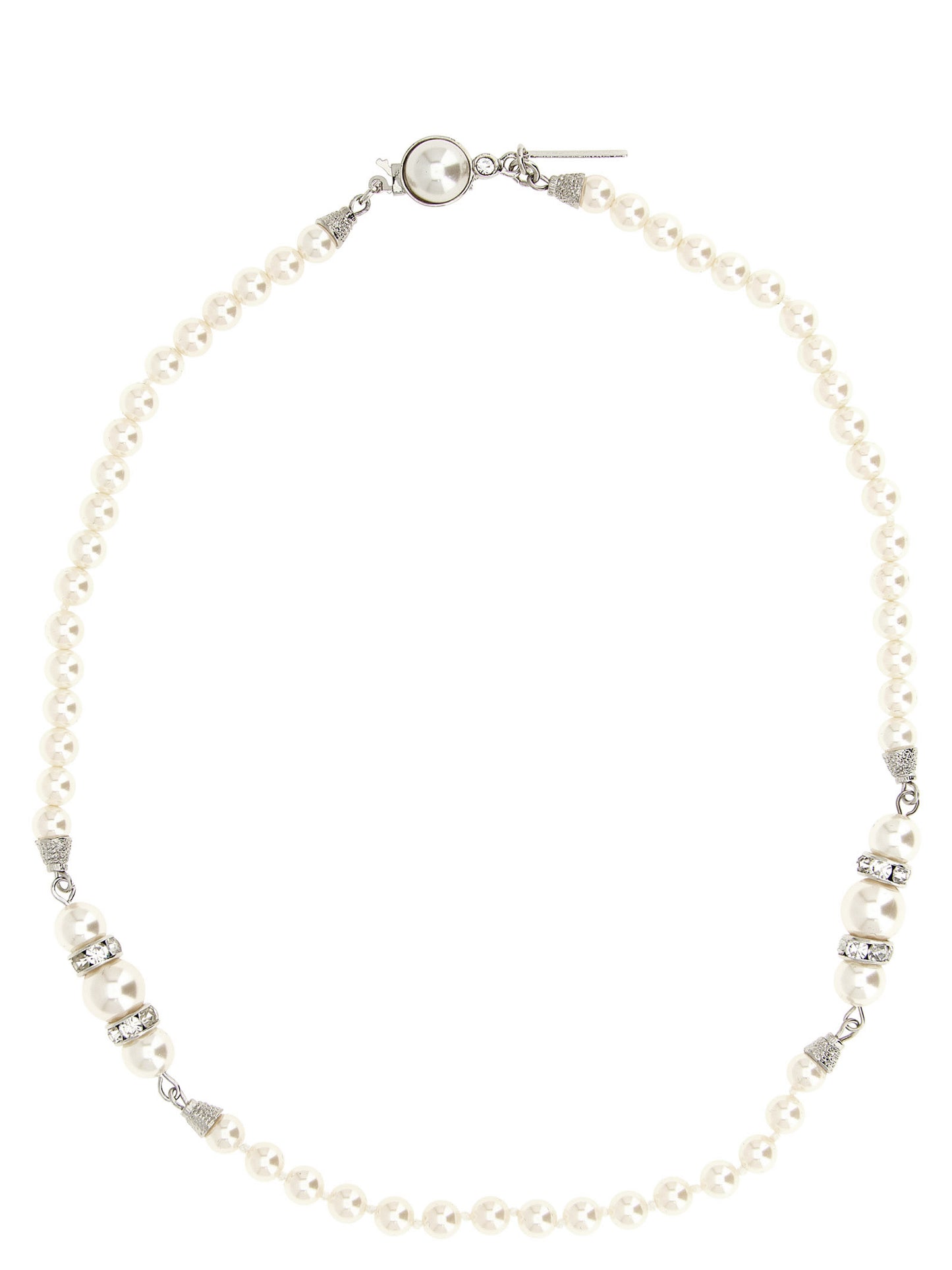 White Glass Necklace