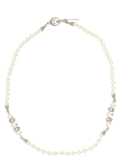 White Glass Necklace