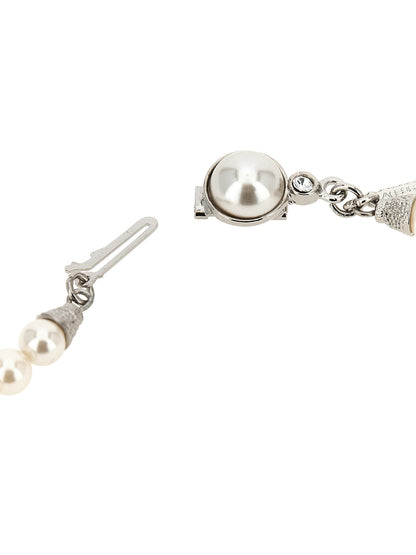 White Glass Necklace