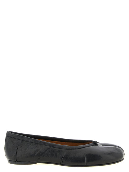 Black Lamb Leather Ballet Flats