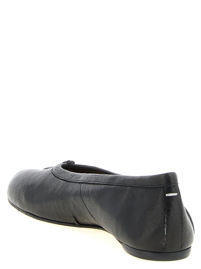 Black Lamb Leather Ballet Flats