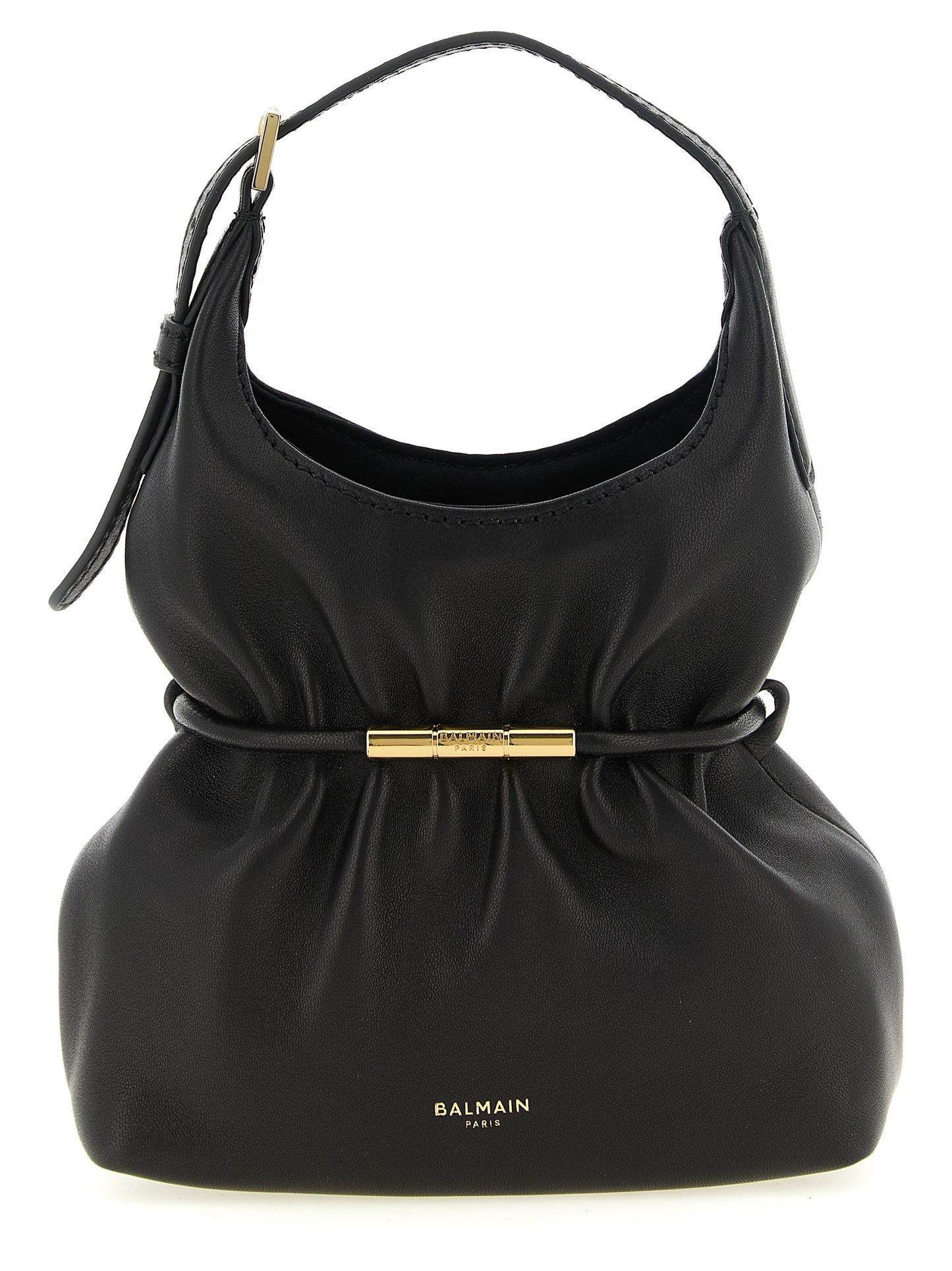 Black Lamb Leather Handbag