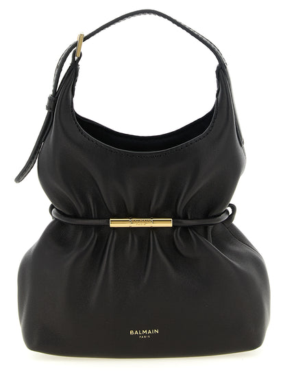 Black Lamb Leather Handbag
