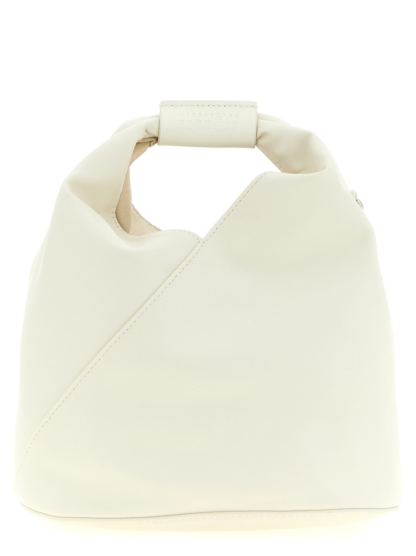White Polyethylene Crossbody Bag