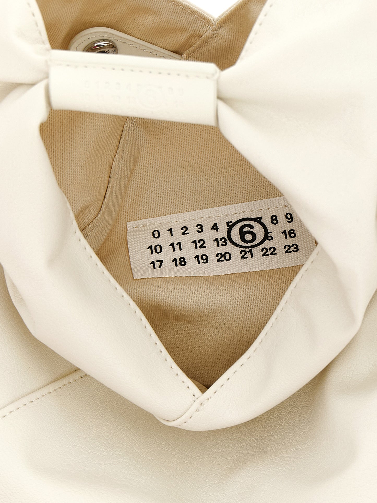White Polyethylene Crossbody Bag