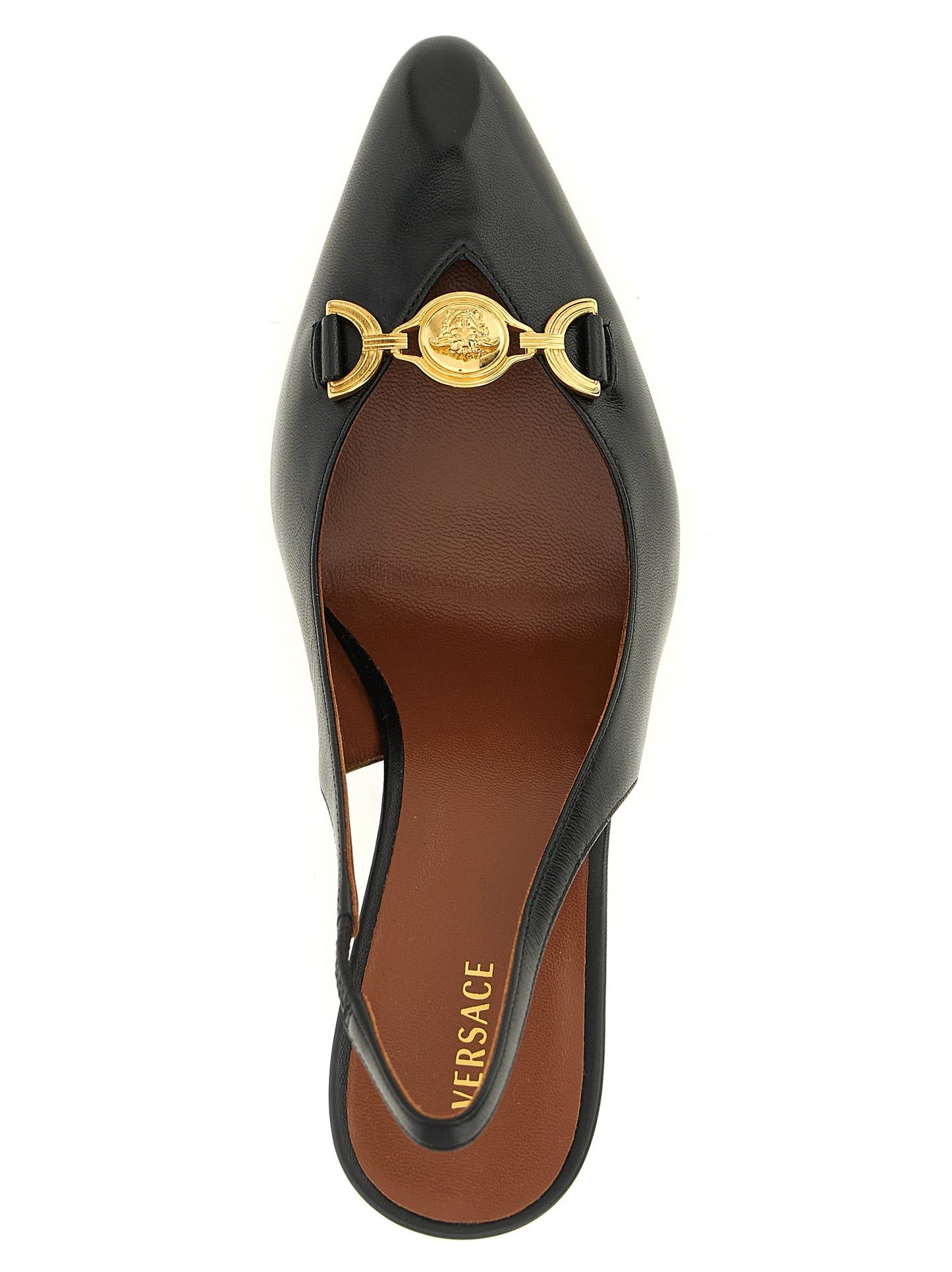 Black Lamb Leather High Heel Pumps