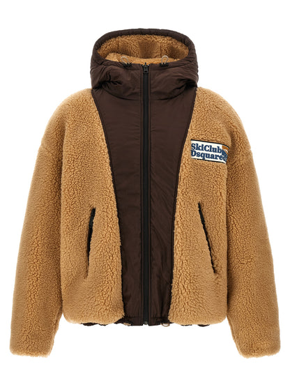 Brown Polyester Bomber