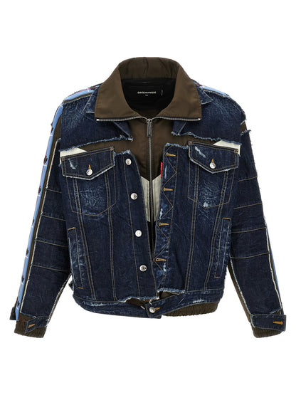 Blue Cotton Denim Jacket