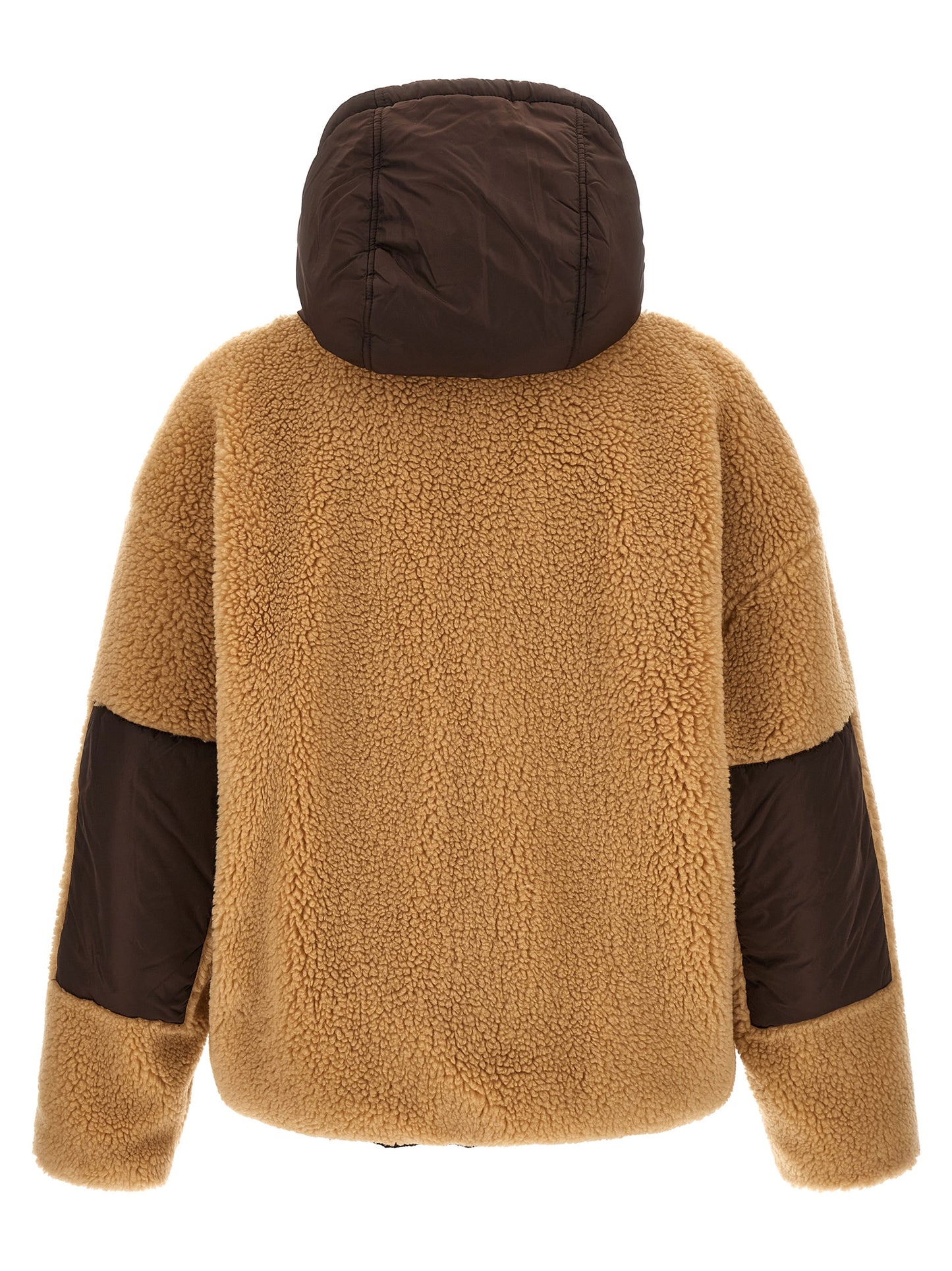 Brown Polyester Bomber