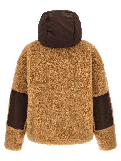 Brown Polyester Bomber