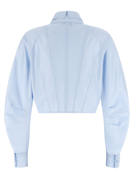 Blue Cotton Blouse