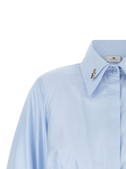 Blue Cotton Blouse