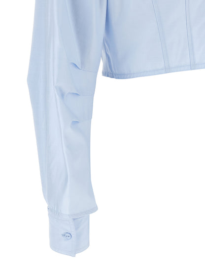 Blue Cotton Blouse
