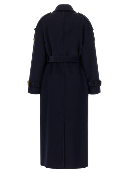 Blue Wool Coat