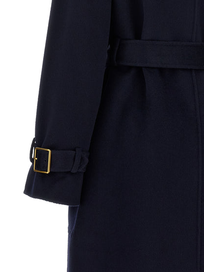 Blue Wool Coat