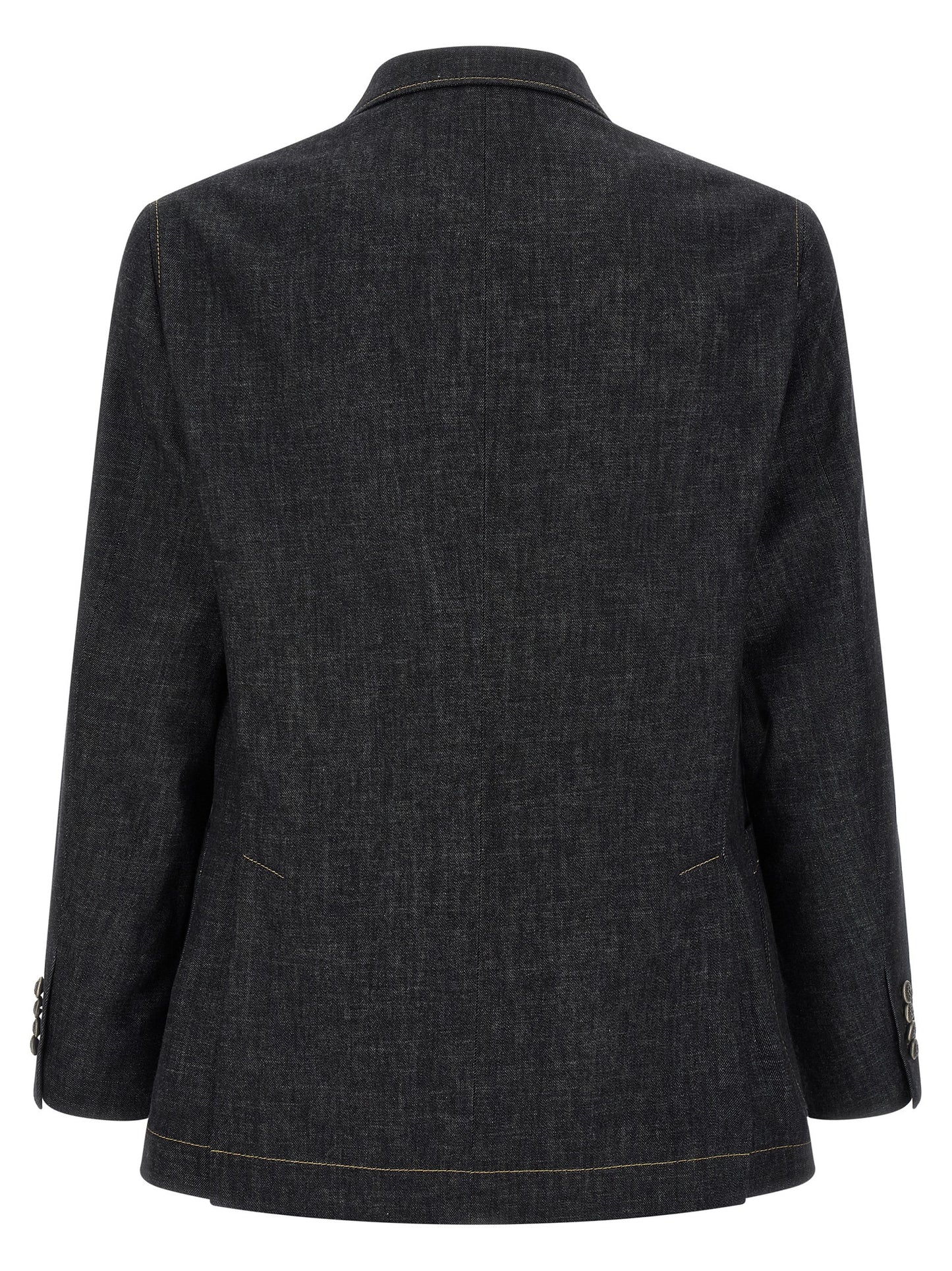 Blue Cotton Blazer