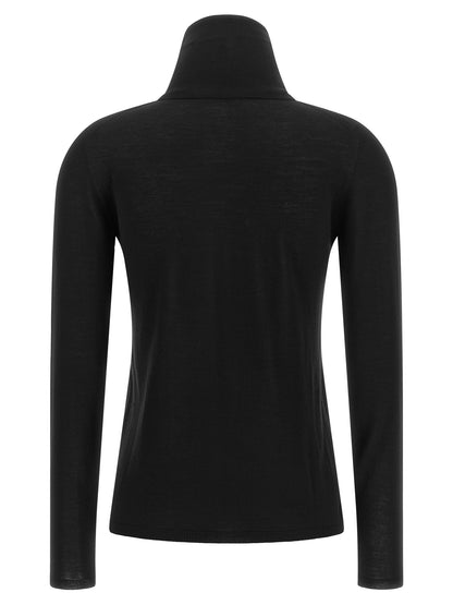 Black Virgin Wool Cardigan
