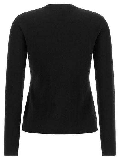 Black Virgin Wool Cardigan