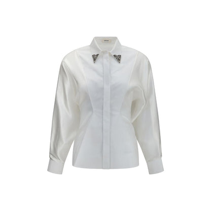 White Cotton Dress Shirt