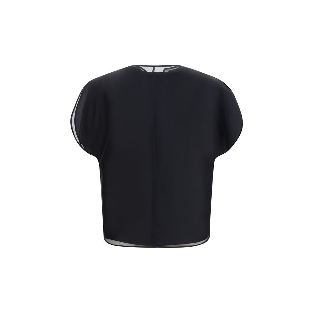 Black Silk Blouse