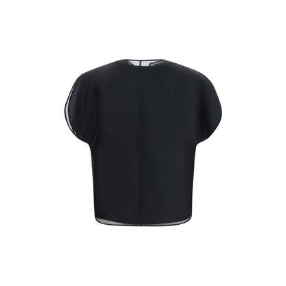 Black Silk Blouse