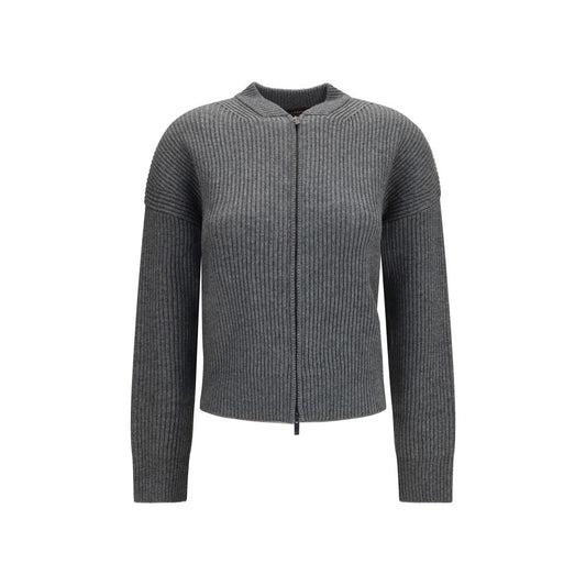 Gray Wool Oves Aries Cardigan