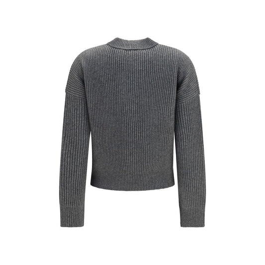 Gray Wool Oves Aries Cardigan