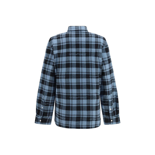 Blue Cotton Pattern Shirt