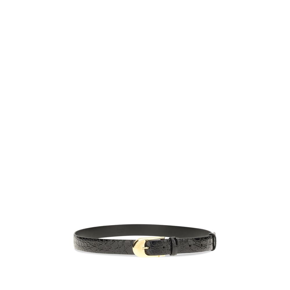 Black Calf Leather Bos Taurus Regular Belt