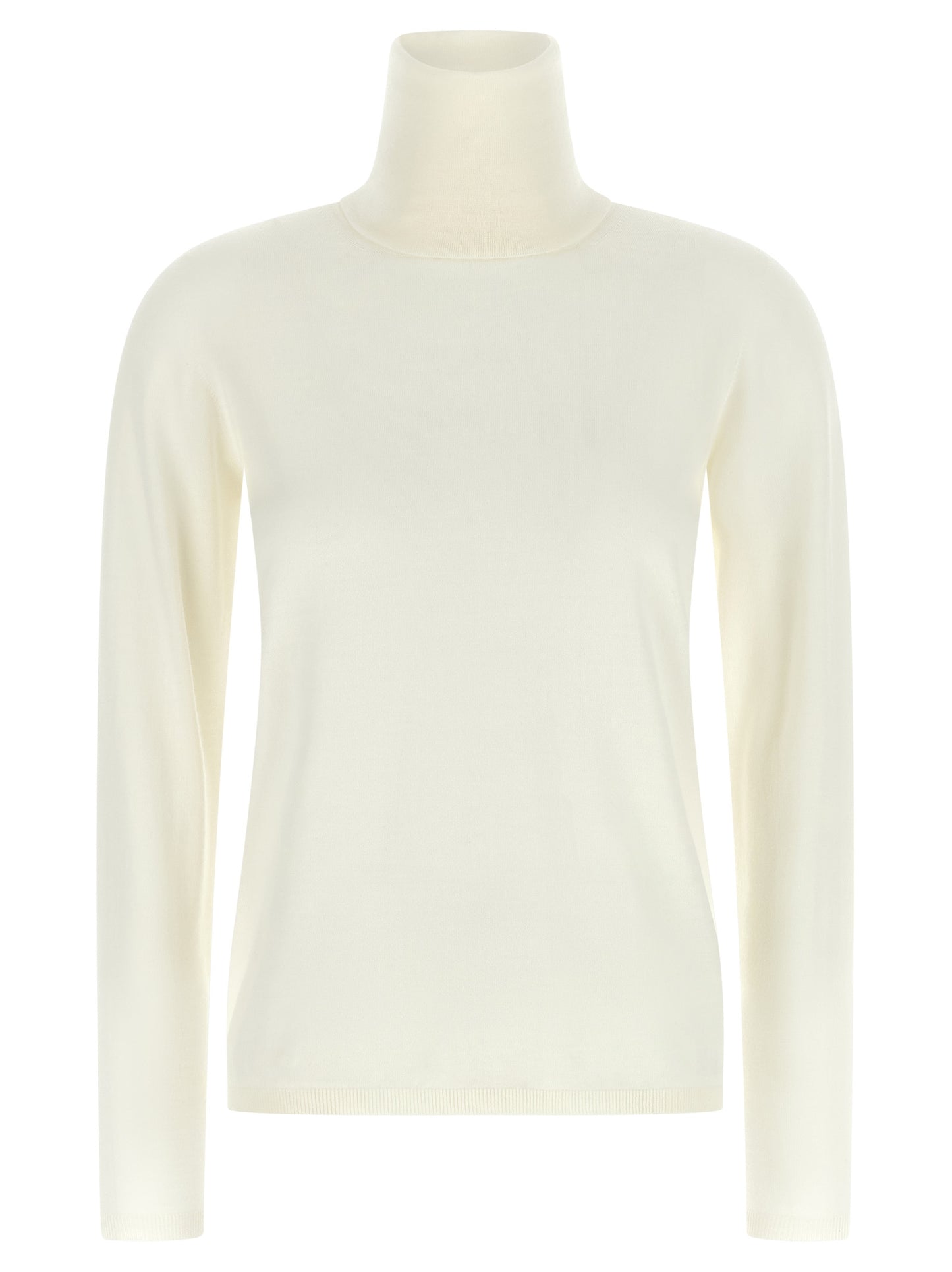 White Virgin Wool Cardigan
