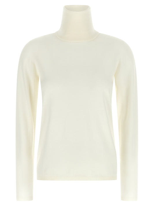 White Virgin Wool Cardigan