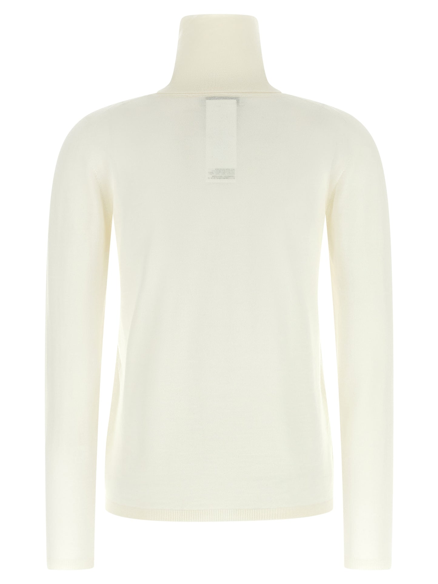 White Virgin Wool Cardigan