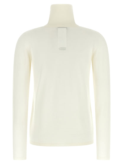 White Virgin Wool Cardigan