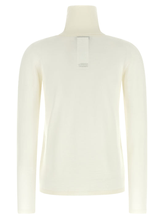 White Virgin Wool Cardigan
