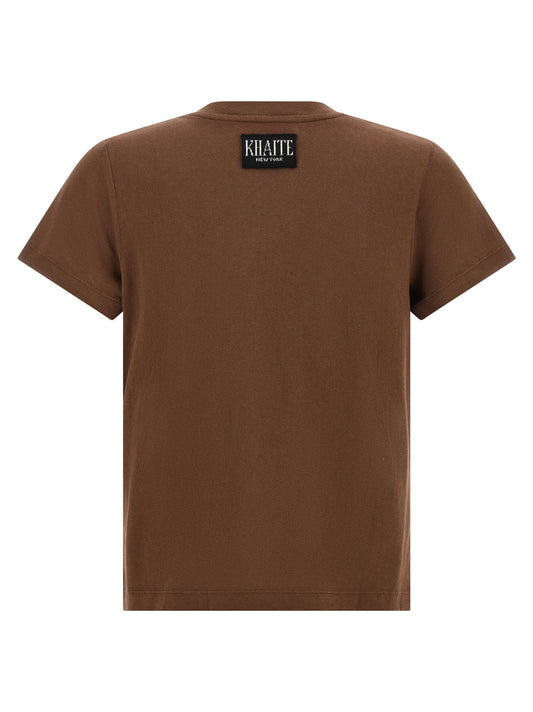 Brown Cotton T-Shirt