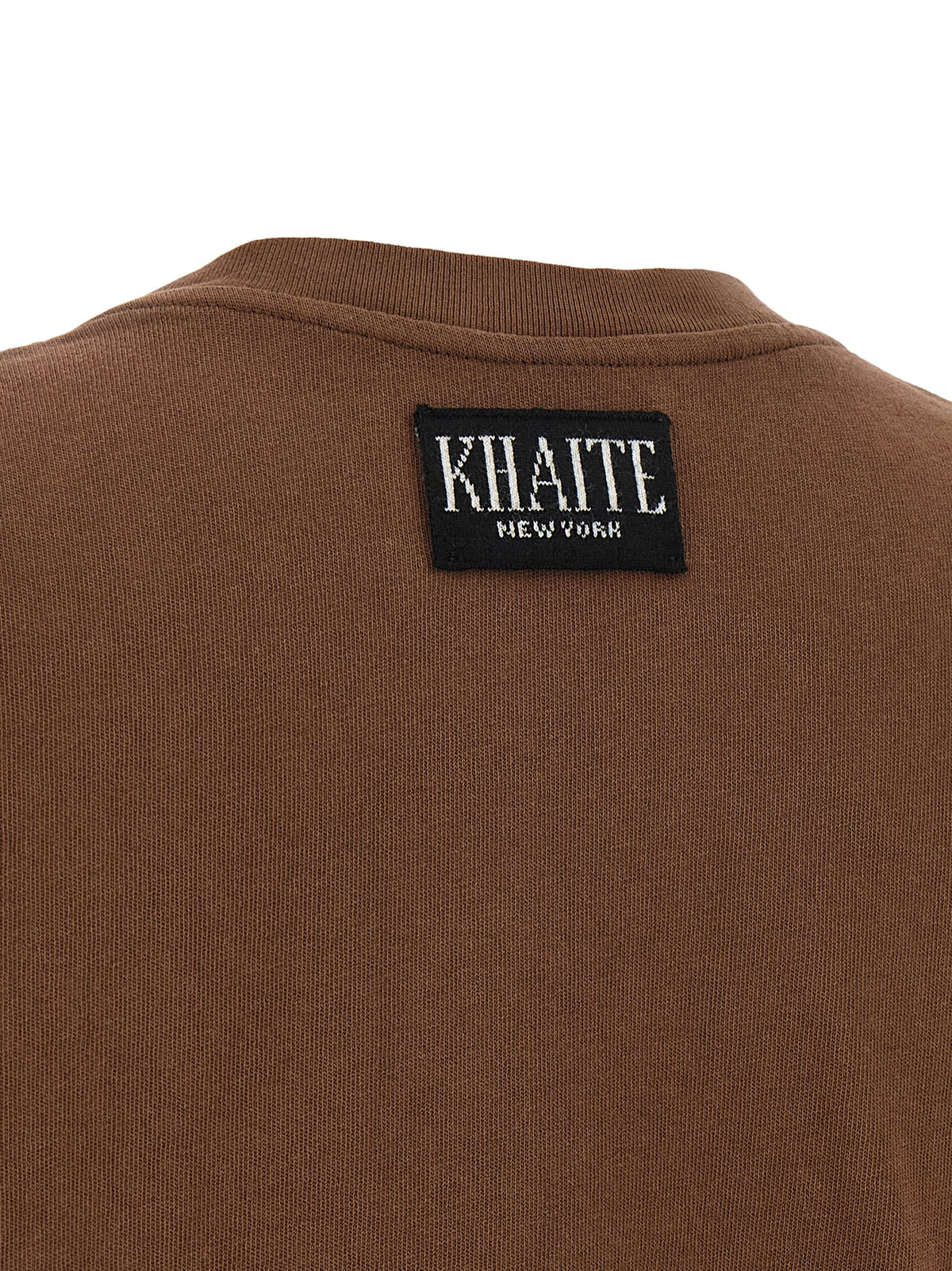 Brown Cotton T-Shirt