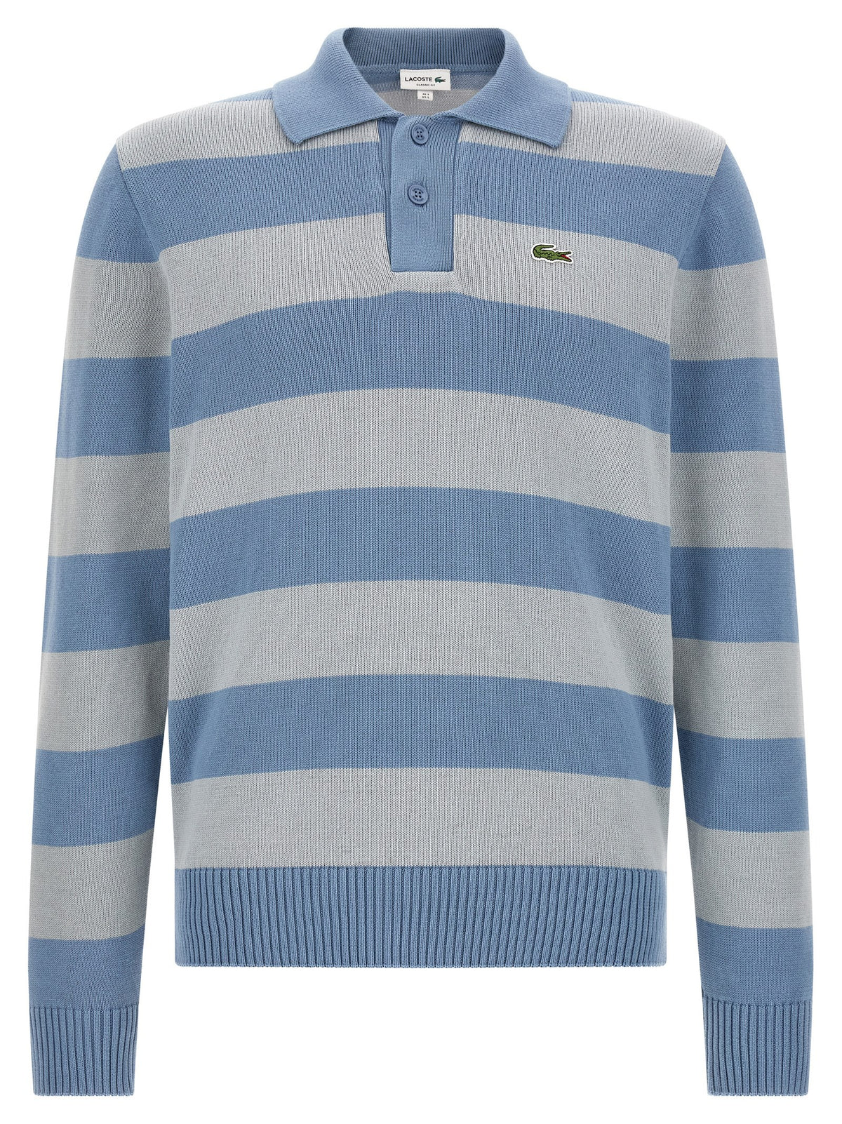 Blue Cotton Polo Shirt