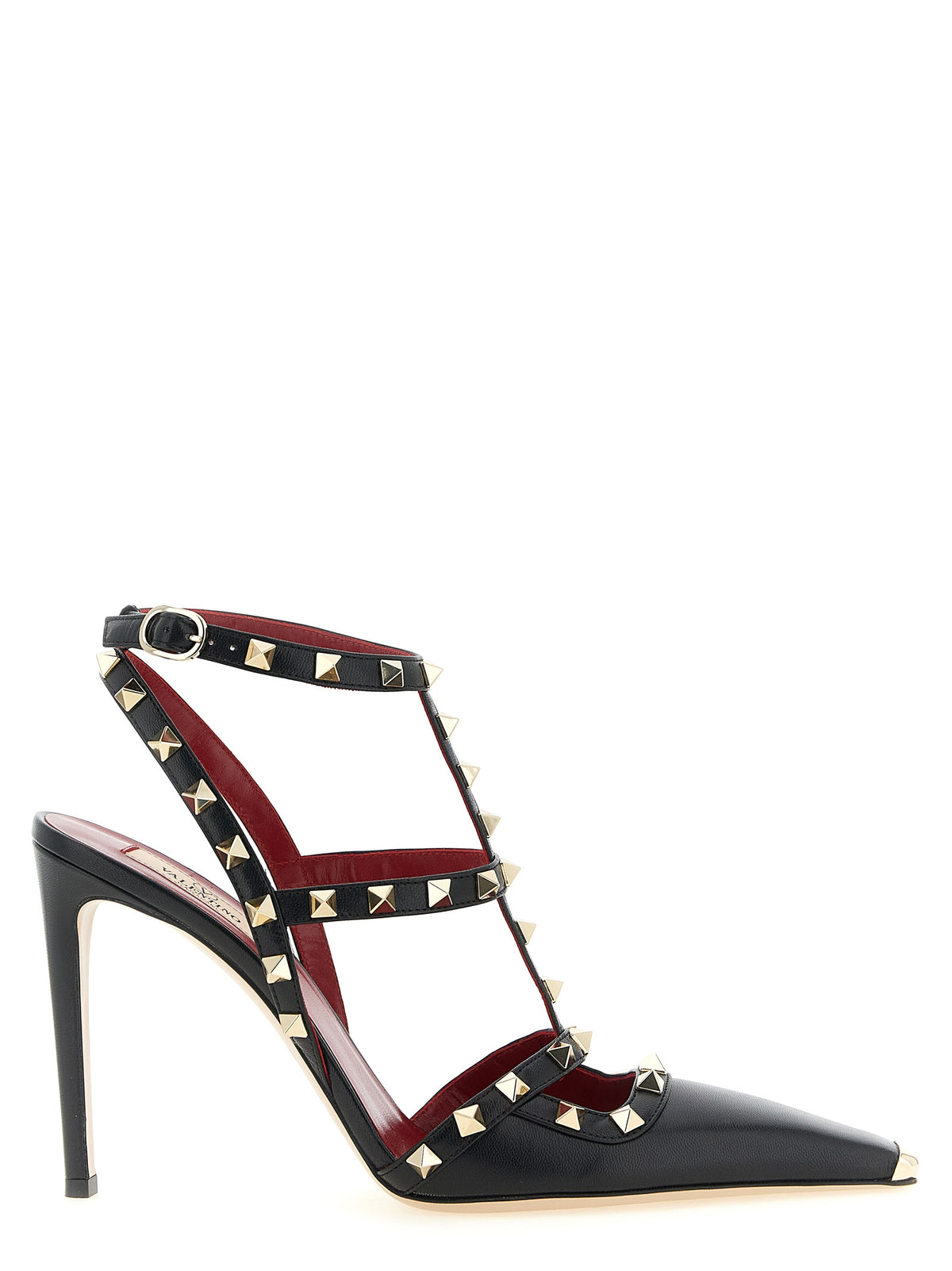 Black Calfskin High Heel Pumps