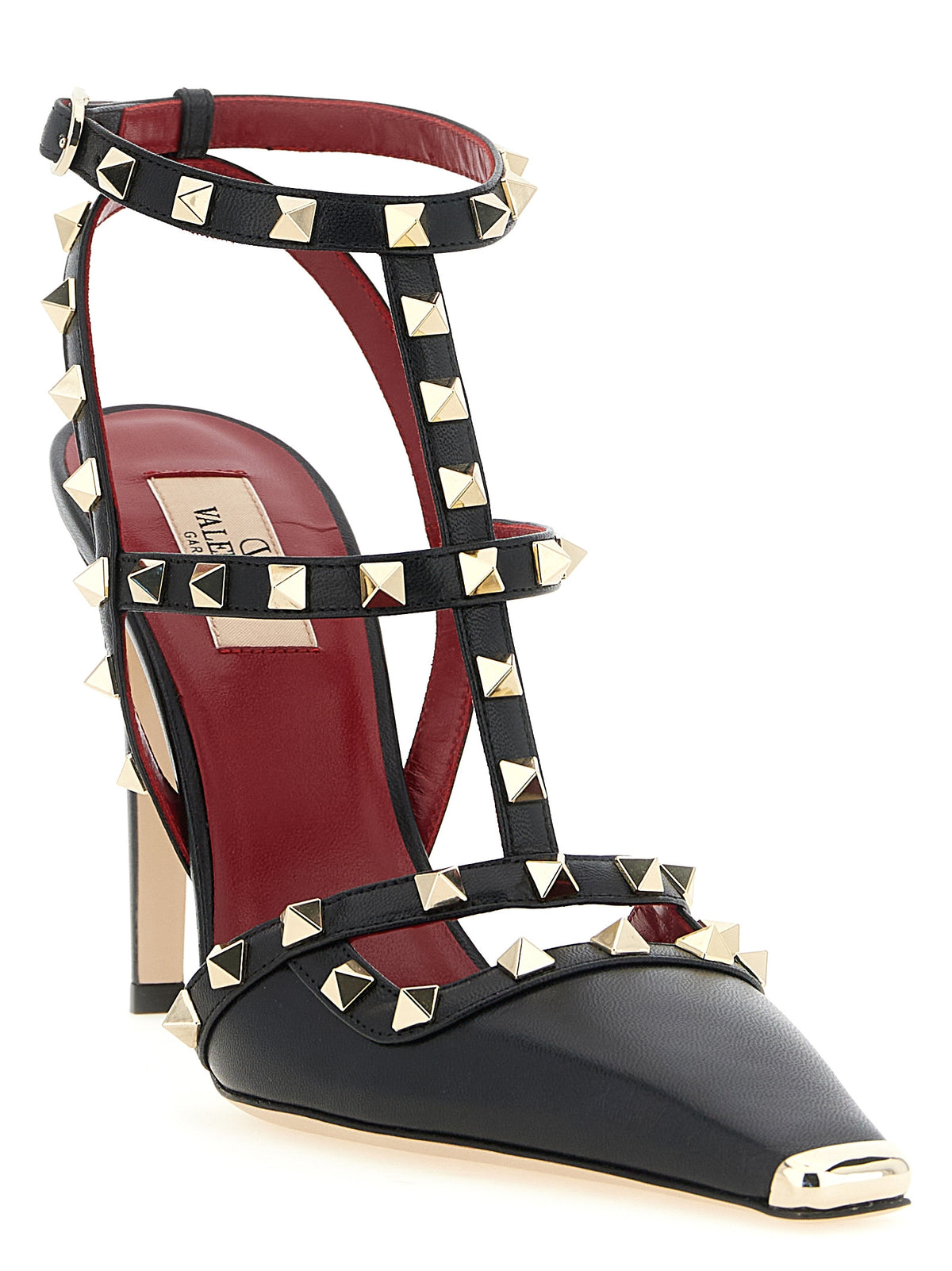 Black Calfskin High Heel Pumps
