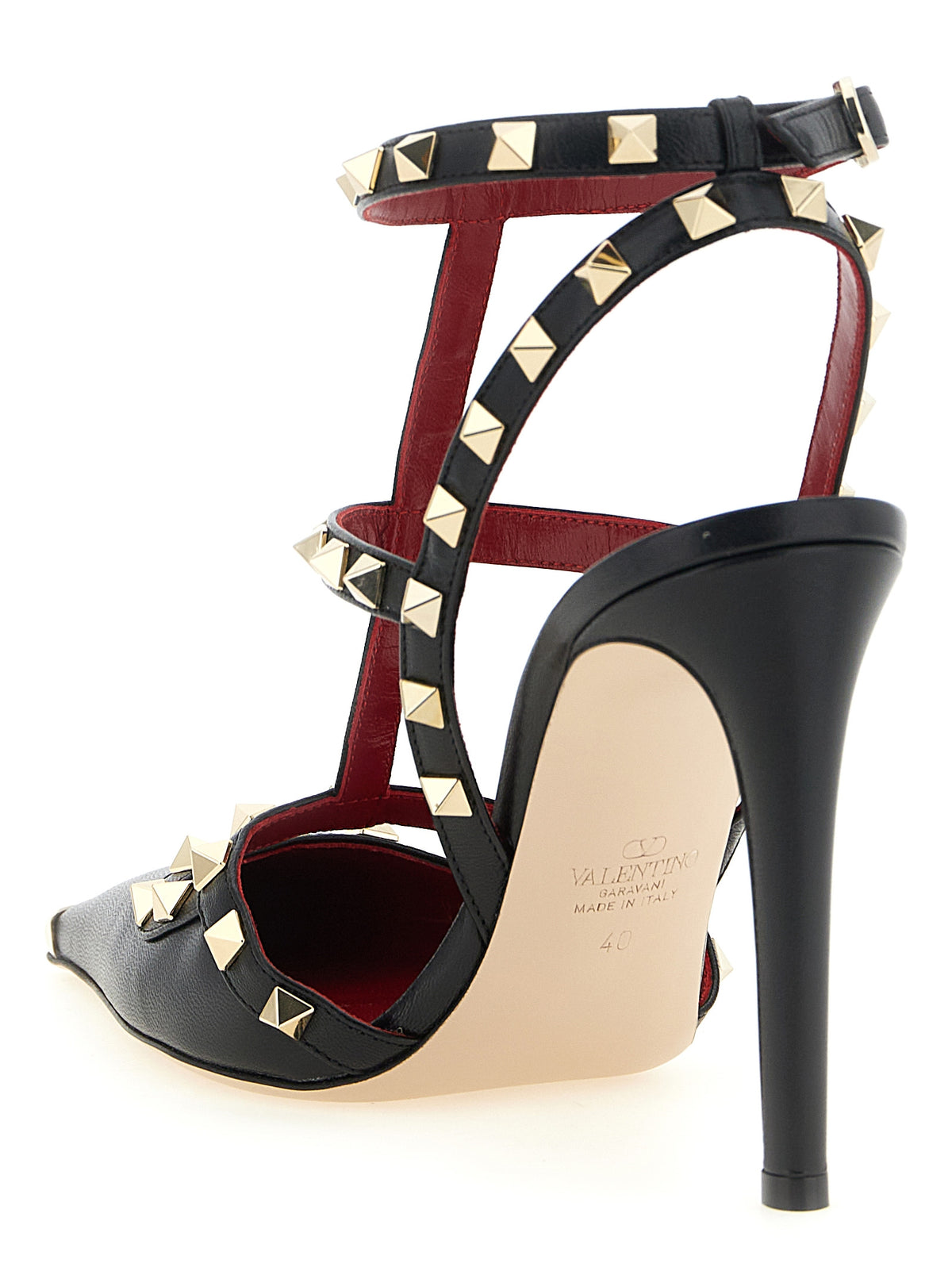 Black Calfskin High Heel Pumps
