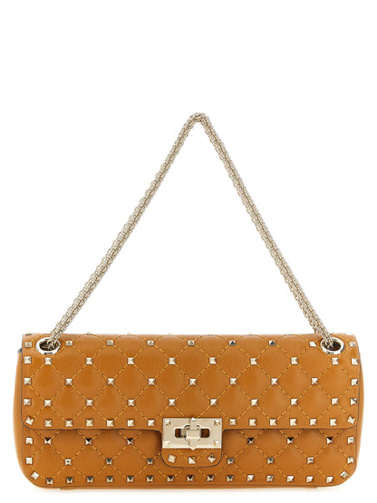 Orange Goatskin Shoulder Bag
