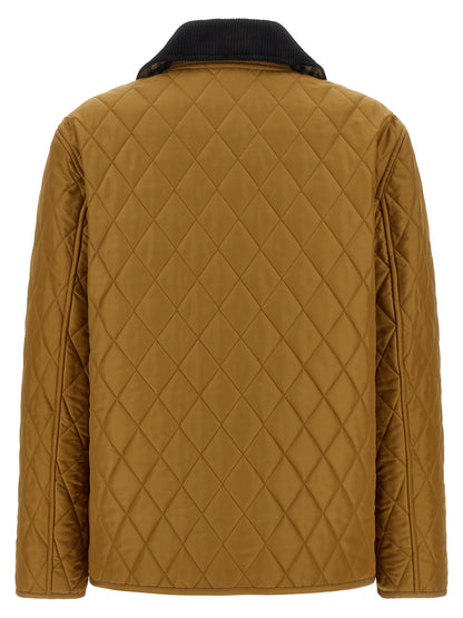 Beige Polyester Shell Jacket