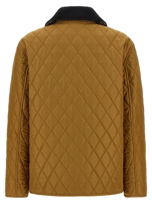 Beige Polyester Shell Jacket