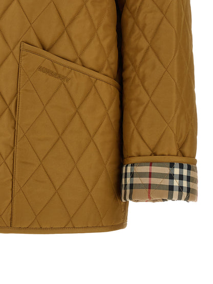 Beige Polyester Shell Jacket