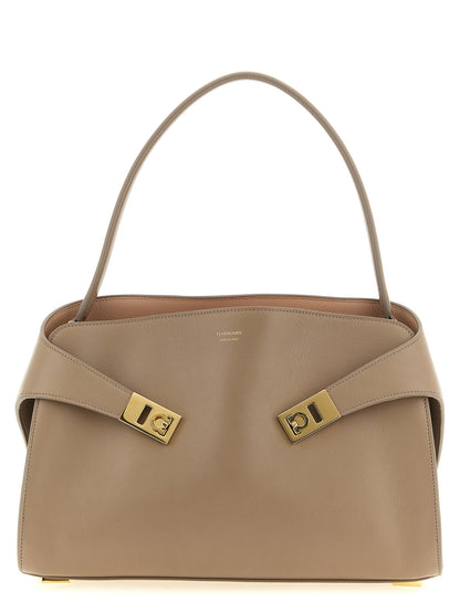 Multicolor Calfskin Shoulder Bag