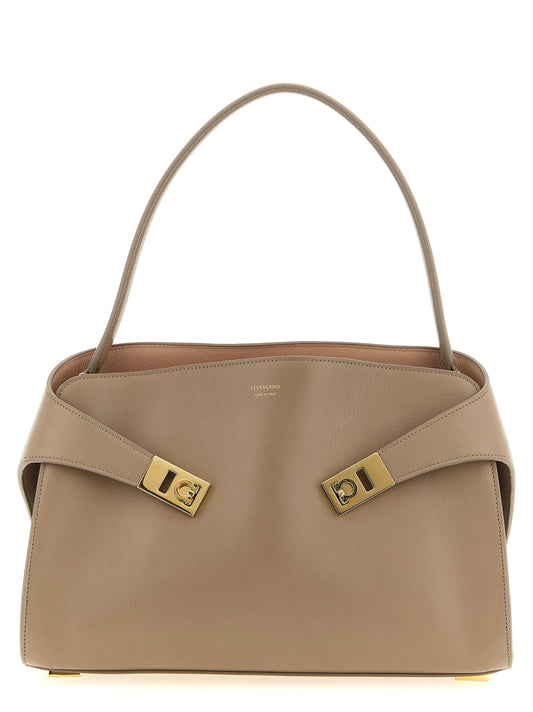 Multicolor Calfskin Shoulder Bag