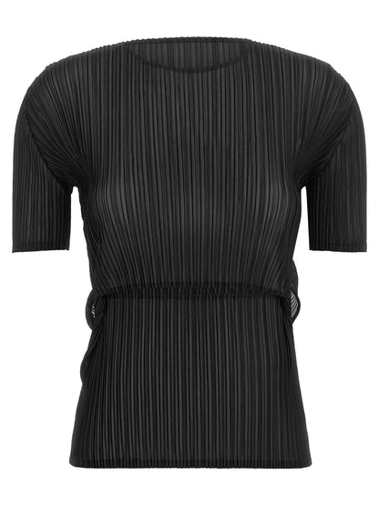 Black Polyester Pattern Shirt