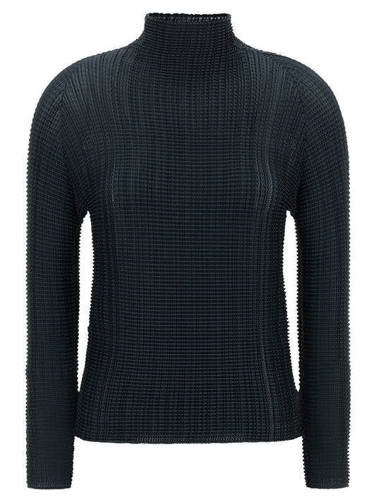 Blue Polyester Cardigan