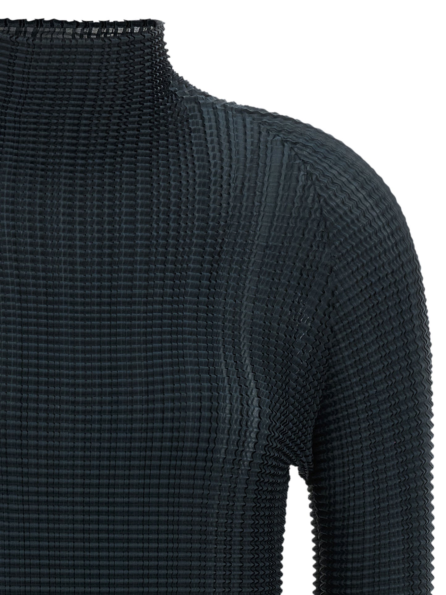 Blue Polyester Cardigan